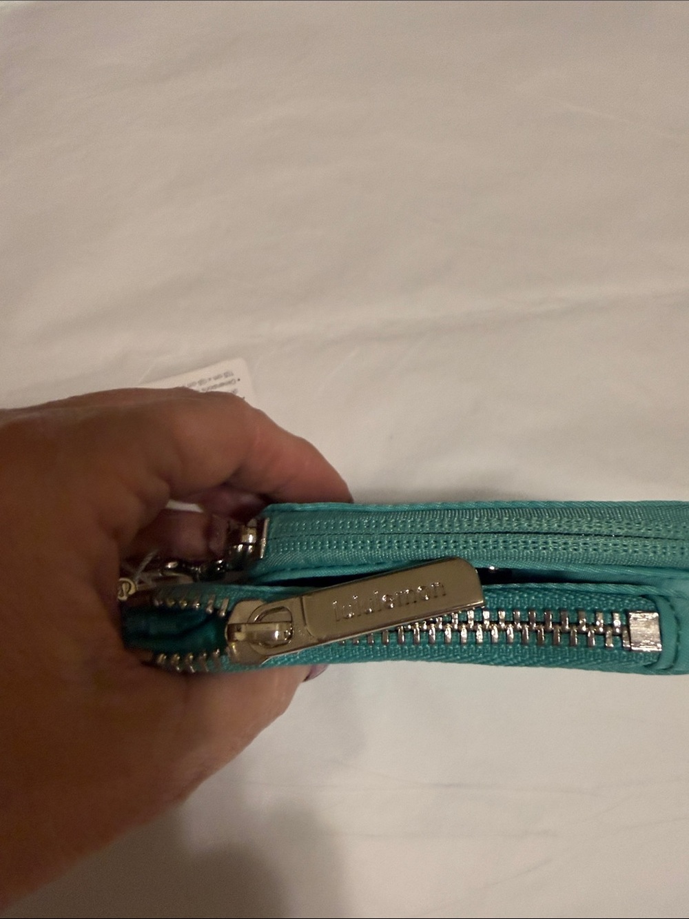 Lululemon Dual Pouch Wristlet in Teal - Picture 6 of 11